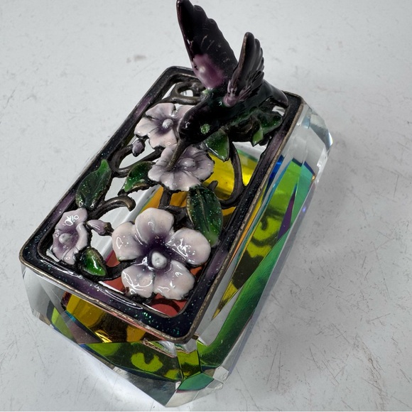 Humming bird trinket box prism - Picture 5 of 12